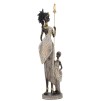 STATUIE MASAI TRIBAL CU FIUL CM 11,5X8,5X46