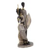STATUIE FAMILIA TRIBALA MASAI CM 16,5X11,5X38