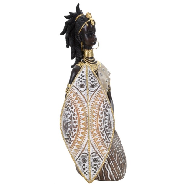 STATUIE TRIBAL MASAI CM 13,5X9X24,5