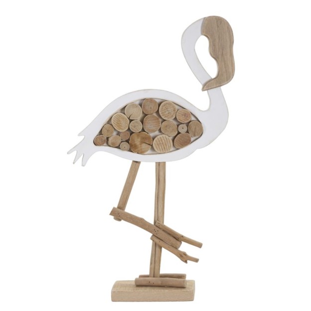 FIGURINA FLAMINGO NATURE CM 31X9X56