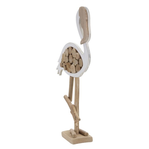 FIGURINA FLAMINGO NATURE CM 31X9X56