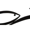 PANOU DE PERETE FISH CM 100X1X35