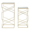 SET 2 MASUTE GLASSY COPPIA 50X50X100-40X40X80