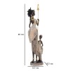 STATUIE MASAI TRIBAL CU FIUL CM 11,5X8,5X46