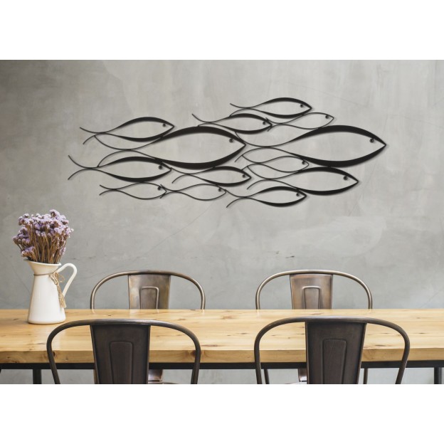 PANOU DE PERETE FISH CM 100X1X35