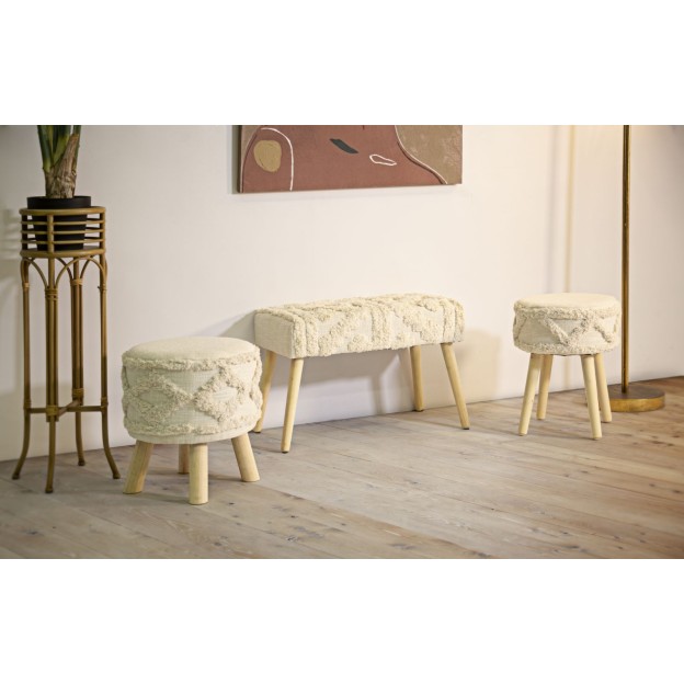 TABURET DAMASCO INALTE CM Ø 32X41