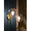 LAMPĂ DE PERETE FIER NEGRU CM 36x24x45