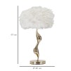 LAMPĂ DE MASA SLIM ALB CM Ø 40X63