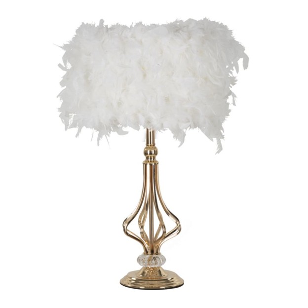 LAMPĂ DE MASA TARTY ALB CM Ø 25X54