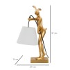 LAMPĂ DE MASA SUPORT IEPURE CM 26x16x47