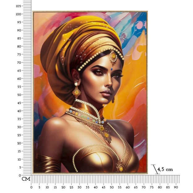 TABLOU CU RAMA SAMIRA -A- CM 72X4,5X102