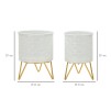 SET CARLY SUPORT GHIVECI 2 BUC CM Ø 16X20-13X20