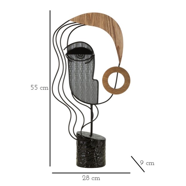 SCULPTURA PICASSY CM 28X9X55