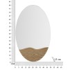 OGLINDA DE PERETE 50X1,5X80