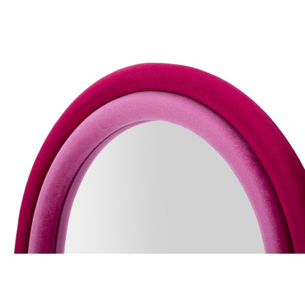 OGLINDA DE PERETE CLOE FUXIA VELVET CM 60X4X160