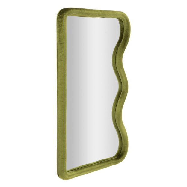 OGLINDA DE PERETE TOD GREEN VELVET CM 60X4X90