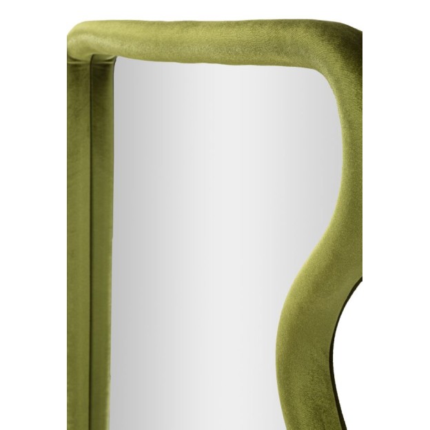 OGLINDA DE PERETE TOD GREEN VELVET CM 60X4X90