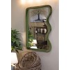 OGLINDA DE PERETE TOD GREEN VELVET CM 60X4X90