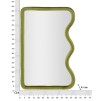 OGLINDA DE PERETE TOD GREEN VELVET CM 60X4X90