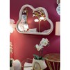OGLINDA DE PERETE CLOUD ROZ VELVET 90X4X60