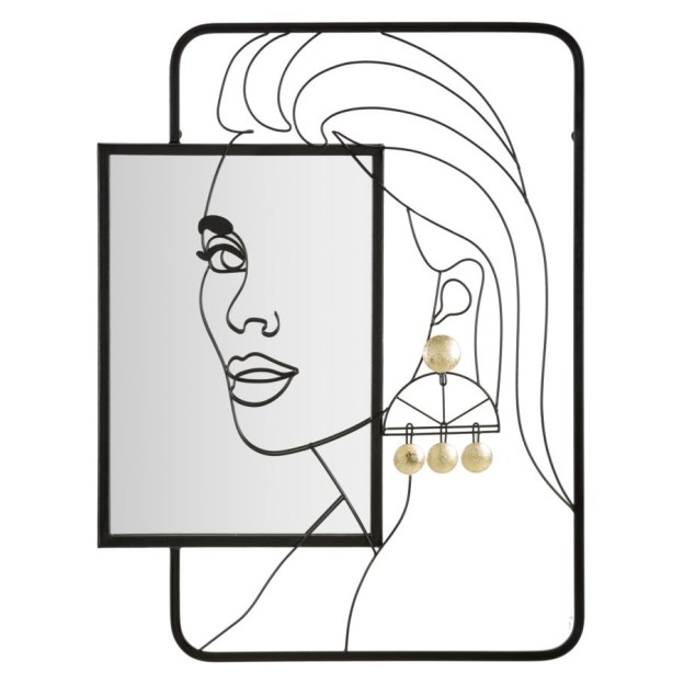 OGLINDA DE PERETE ELEONOR CM 64,8X3,8X85