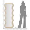OGLINZĂ DE PERETE EMILY CREAM VELVET CM 60X6X160