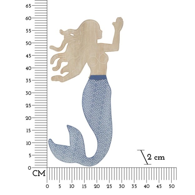 PANOU DE PERETE SIRENA CM 30,5X2X60