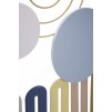 PANOU DE PERETE COLORAT -A- CM 37X2X84