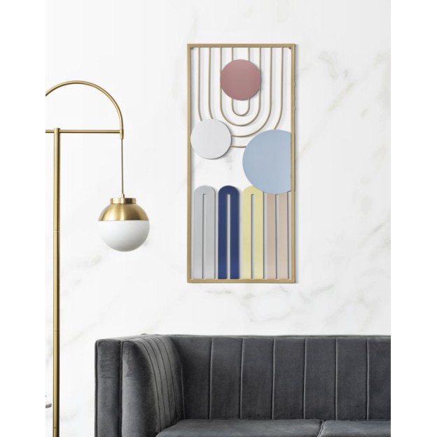 PANOU DE PERETE COLORAT -A- CM 37X2X84