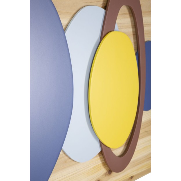 PANOU DE PERETE CULOARE LEMN CM 80X2,5X50