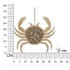 FIGURINA CRAB NATURE DE ATÂNAT CM 35X2X31