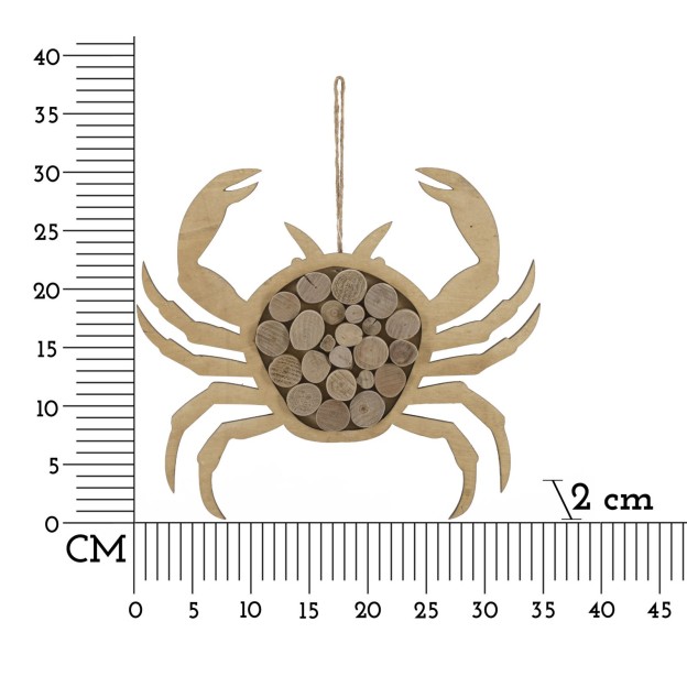 FIGURINA CRAB NATURE DE ATÂNAT CM 35X2X31