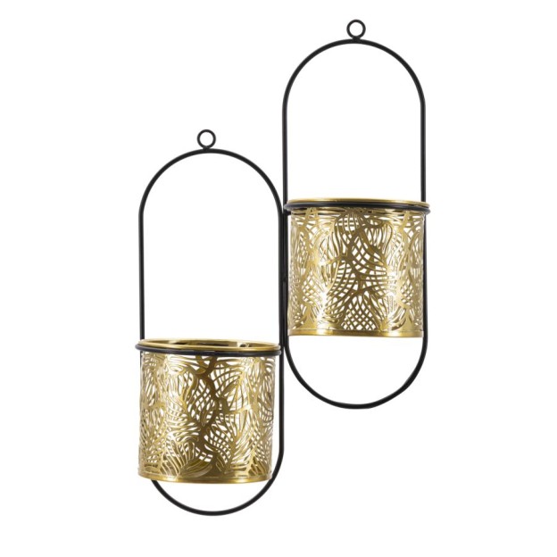 SUPORT GHIVECI DE PERETE DUBLU HONG CM 27X14X48