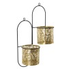 SUPORT GHIVECI DE PERETE DUBLU HONG CM 27X14X48