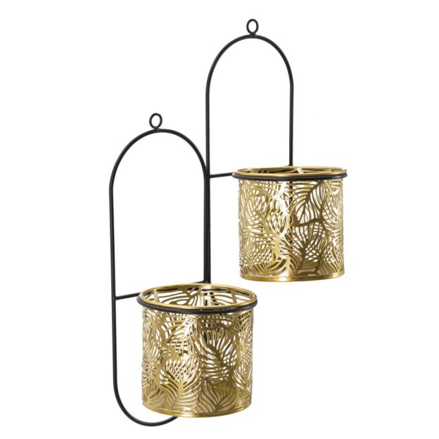 SUPORT GHIVECI DE PERETE DUBLU HONG CM 27X14X48