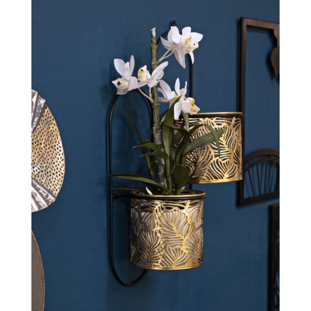 SUPORT GHIVECI DE PERETE DUBLU HONG CM 27X14X48