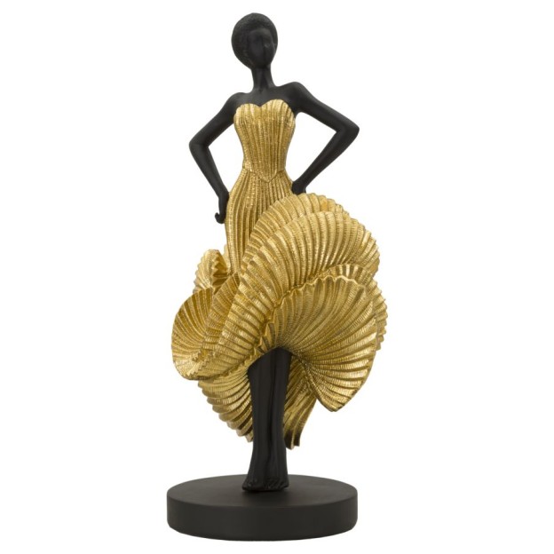 FIGURINA FASHION DANCING FEMEIE AUR CM 16,5X15X36
