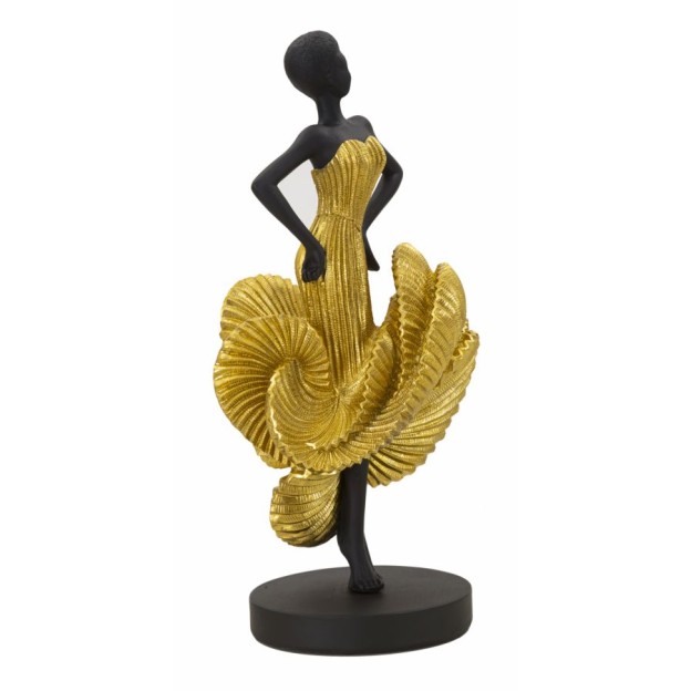 FIGURINA FASHION DANCING FEMEIE AUR CM 16,5X15X36