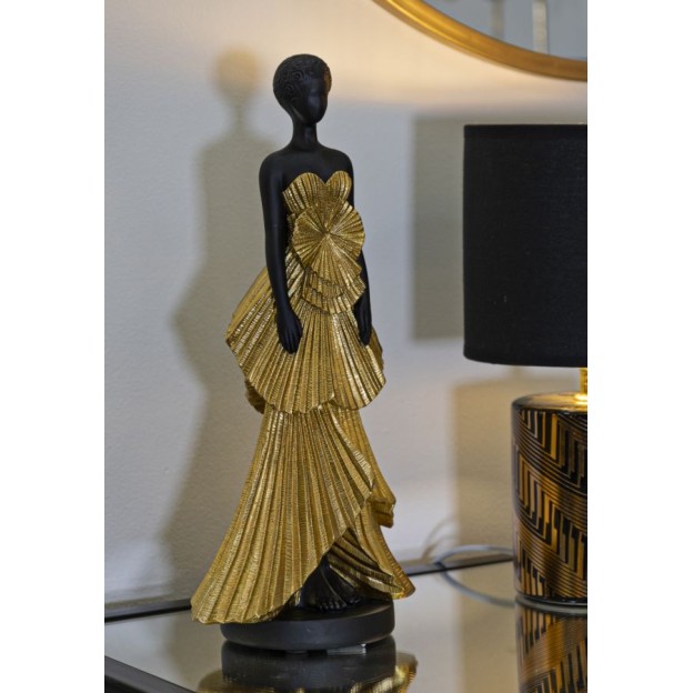 FIGURINA FASHION GOLD FEMEIE CM 14,5X10X33