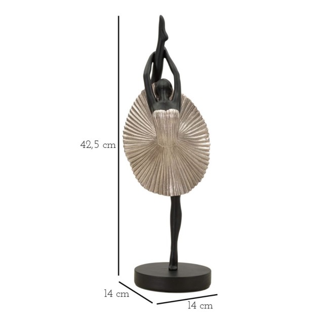 FIGURINA FASHION SILVER FEMEIE -B-CM 14X14X42,5