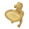 FIGURINA DECORATIVA COCODRILE DE AUR CM 23X15,25X26,60