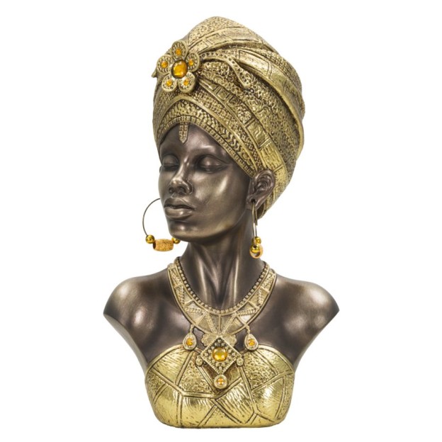 STATUIE MUMBASA CM 23,5X17,5X39,5