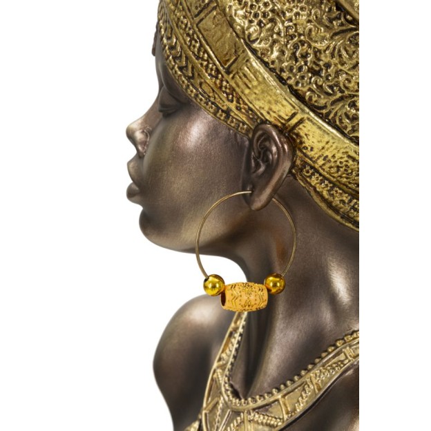 STATUIE MUMBASA CM 23,5X17,5X39,5