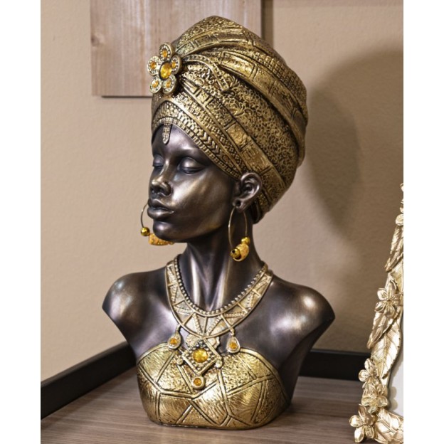 STATUIE MUMBASA CM 23,5X17,5X39,5