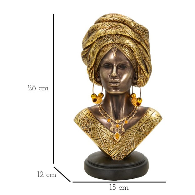 STATUIE NAIROBI CM 15X12X28