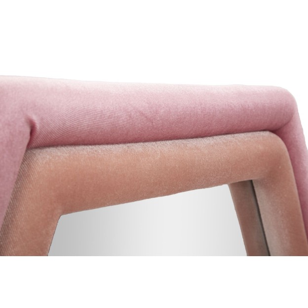 OGLINDA DE PERETE TONY MIX ROZ VELVET 75X4X80