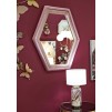 OGLINDA DE PERETE TONY MIX ROZ VELVET 75X4X80