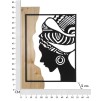 PANOU DE PERETE TRIBAL FIER SI LEMN CM 53X2X80