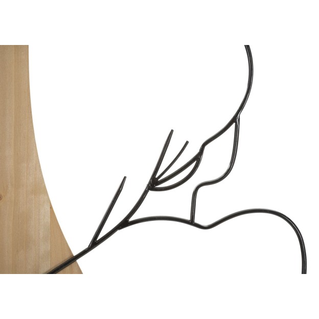 PANOU DE PERETE BEAUTY FIER SI LEMN 60X2X90