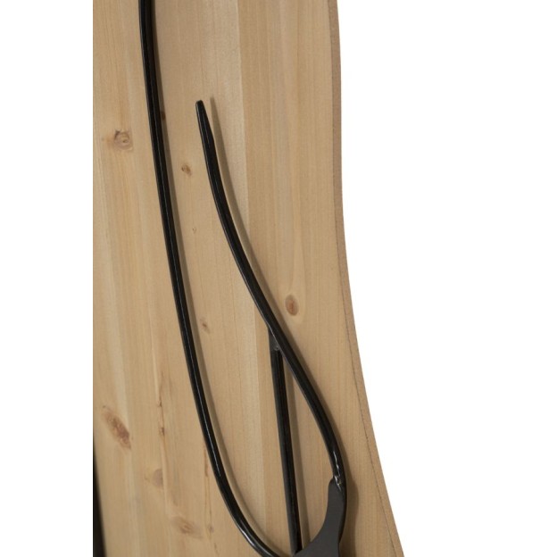 PANOU DE PERETE BEAUTY FIER SI LEMN 60X2X90